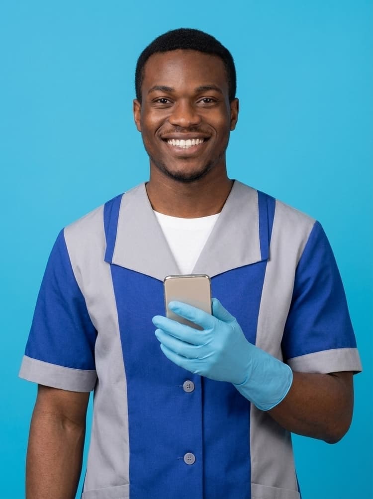 Experienced cleaner ready for work