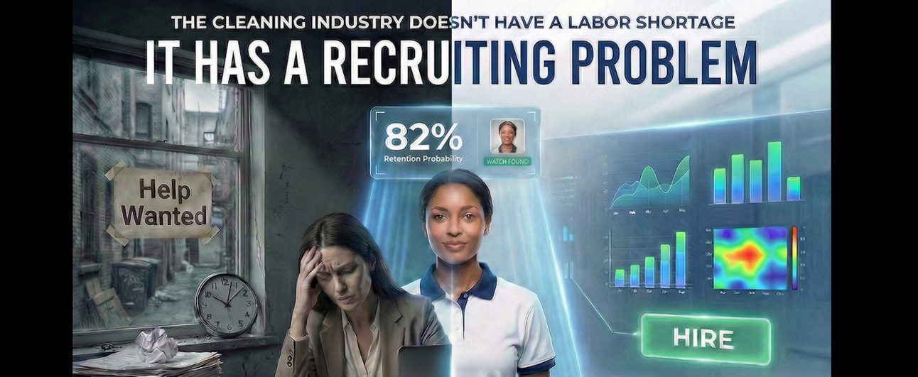 The Cleaning Industry Doesn't Have a Labor Shortage — It Has a Recruiting Problem