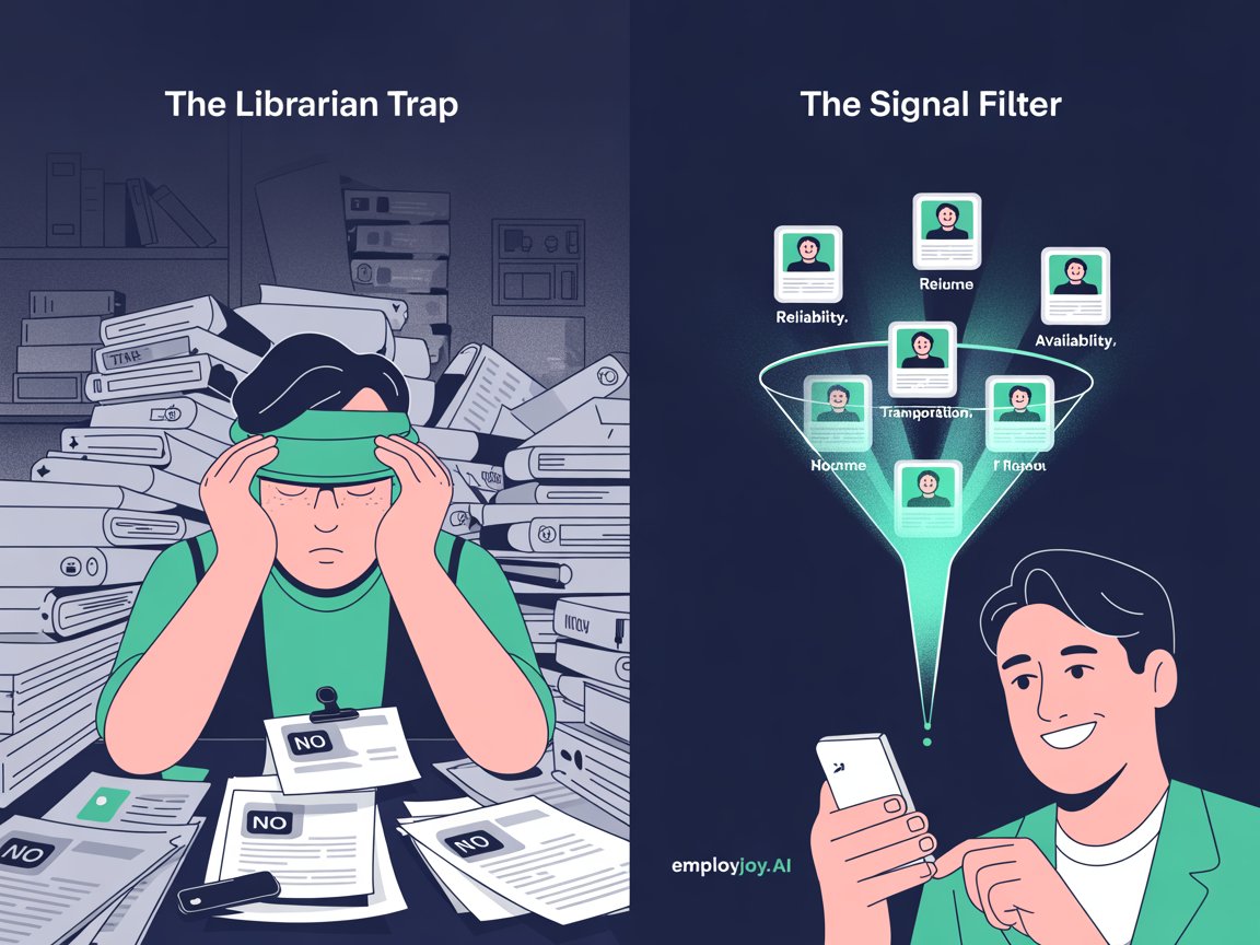 Why Don't Resumes Predict Qualification in Cleaning Hiring?