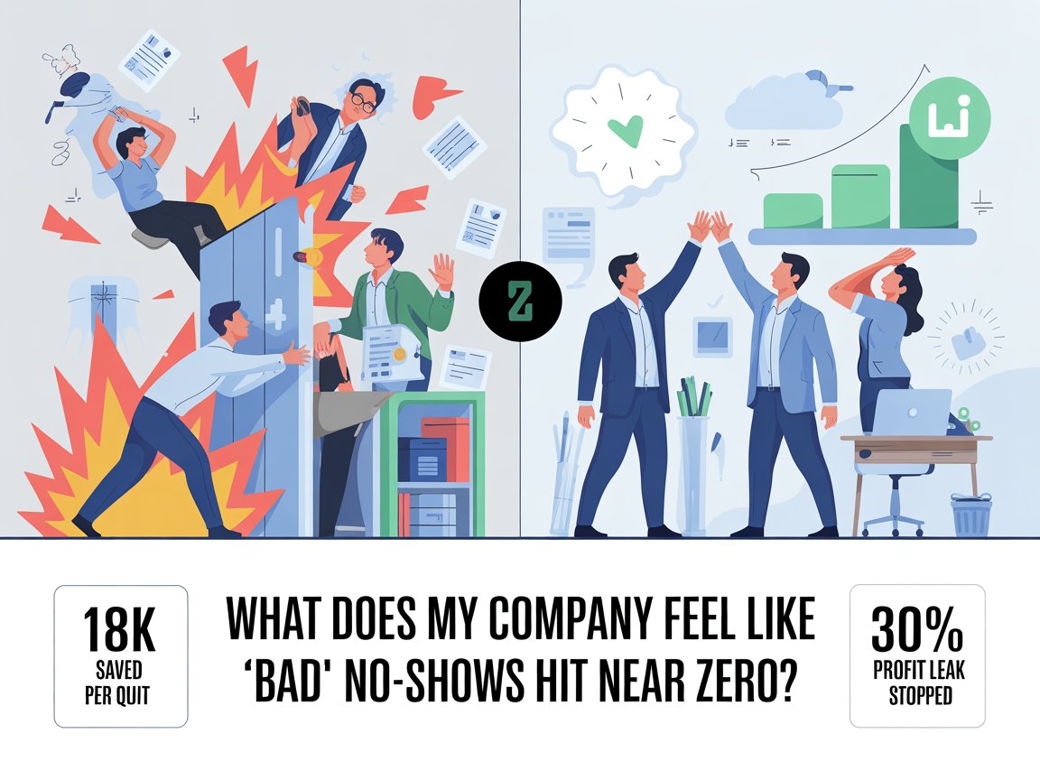What Does My Company Feel Like When "Bad" No-Shows Hit Near Zero?